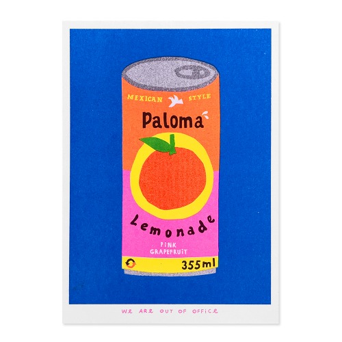 팔로마 레모네이드 리소그래피 미니 포스터 13X18